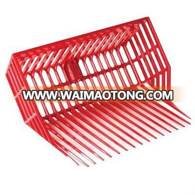 Durable plastic ABS material manure pitch fork replacement heads