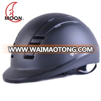 MOON Equestrian Riding Helmet 2019 Horse Riding Helmet Black Half-covered Horse Riding Safety Cap Helmet 54-60cm