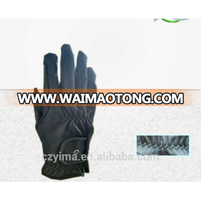 New!High quality leather horse riding glove simple design driving glove/equestrian riding glove