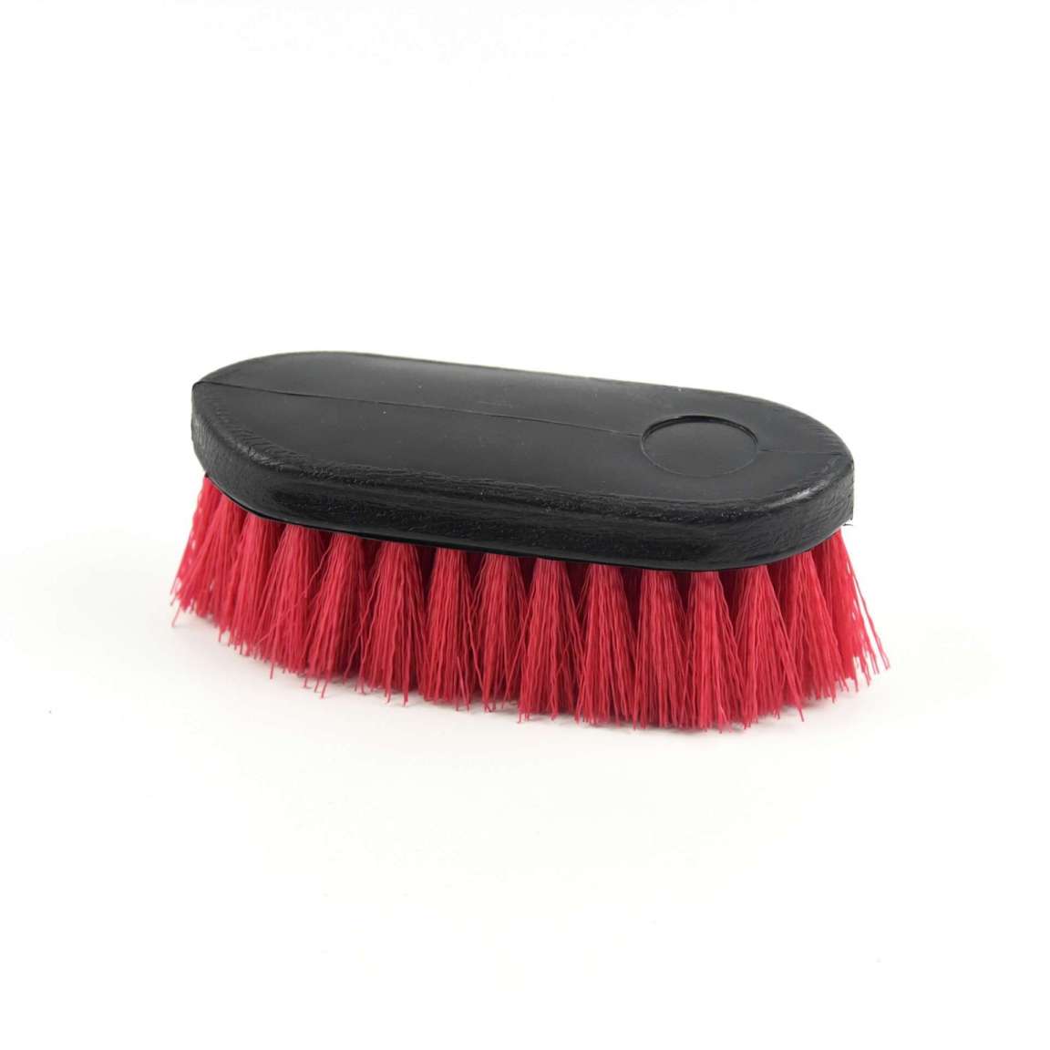 High quality plastic horse grooming brush with black handle