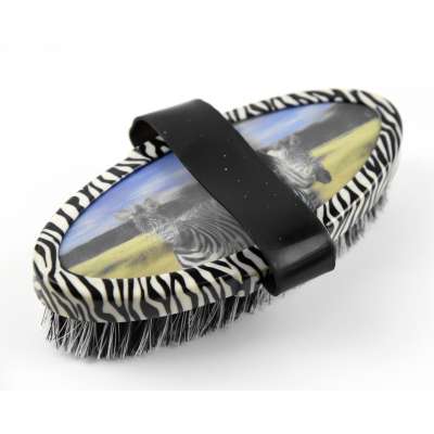 Update! horse body brush with 3D image zebra pattern